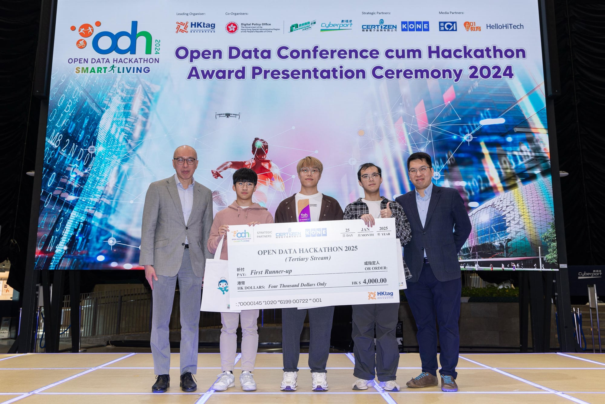 HKTAG Open Data Hackathon 2024 亞軍 + 最佳創新